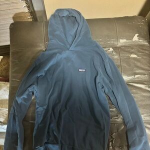 Patagonia Dark Blue Organic Cotton Hoodie